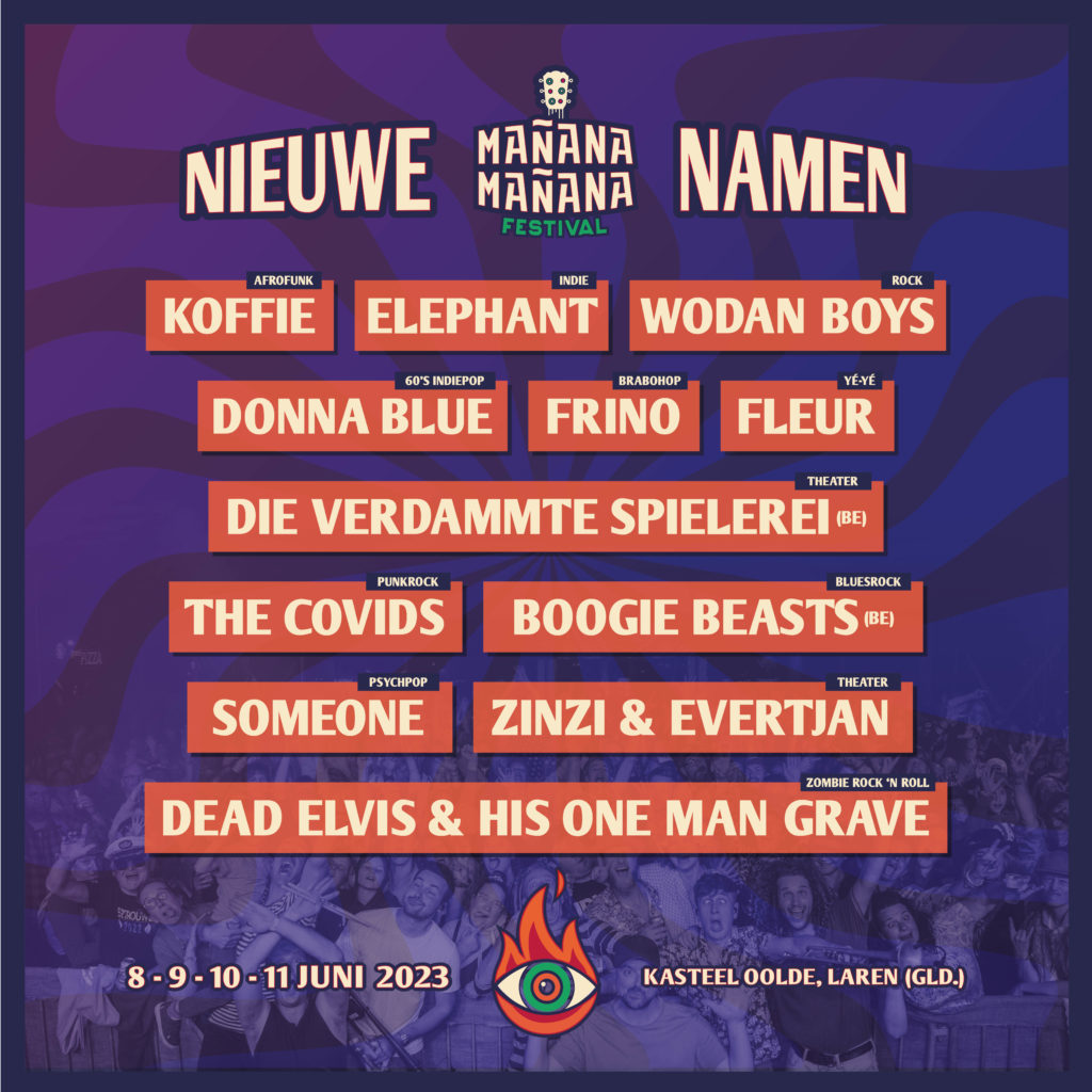 Nieuwe namen - Festival Mañana Mañana 2023